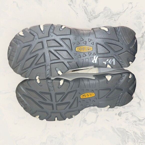 Keen Dry Warm 200 Gram Insulated Waterproof Ivory Gray Snow Boots Women Size 6 - Picture 9 of 11
